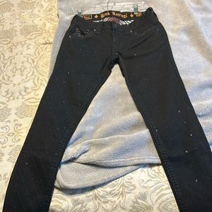 Woman’s new Rock revival black jeans with sequins